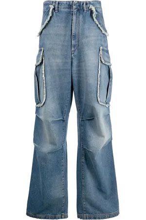 DARKPARK Jeans anchos con tiro bajo