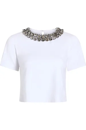 Cinq A Sept Blusa con detalles de cristal