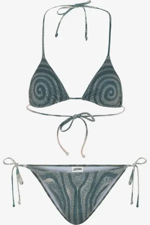 Jean Paul Gaultier Bikini con estampado de espiral