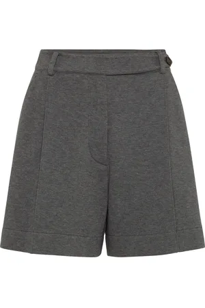 Brunello Cucinelli Shorts con logo bordado
