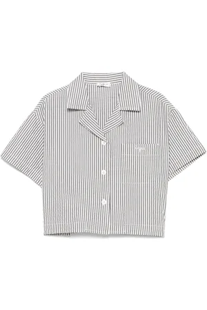 Il gufo Camisa con rayas estampadas