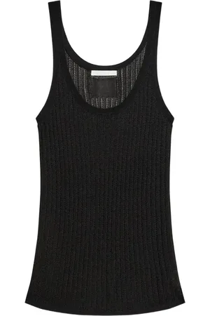 Helmut Lang Camiseta tejida de canalé