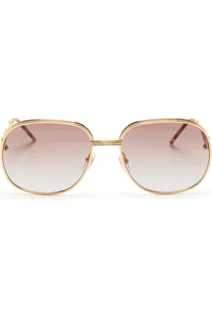 Casablanca Lentes de sol con detalle de malla