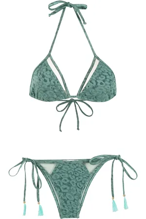 Brigitte Bikini con estampado de leopardo