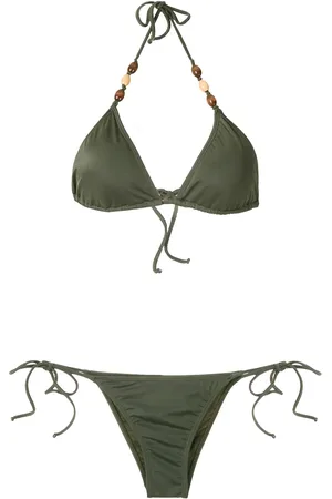 Brigitte Bikini triangular con apliques