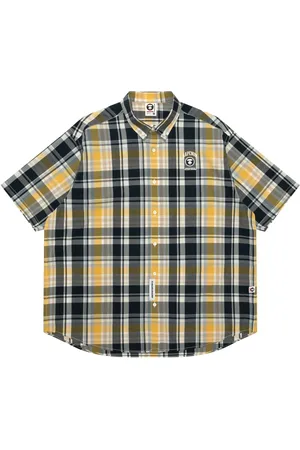 A Bathing Ape Camisa con cuadros estampados