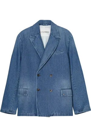 Closed Blazer de mezclilla con doble botonadura