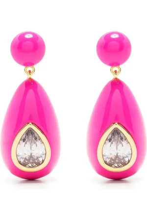 ESHVI Aretes con detalles de cristal