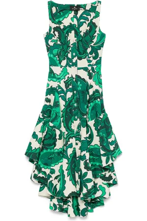 Etro Vestido midi con estampado de cachemira