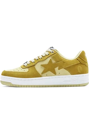 A Bathing Ape Tenis con agujetas y parche del logo
