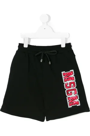 Msgm Logo patch shorts