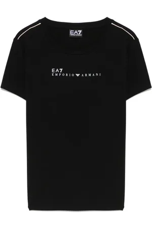 EA7 Playera con logo estampado