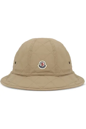 Moncler Gorro de pescador con parche del logo