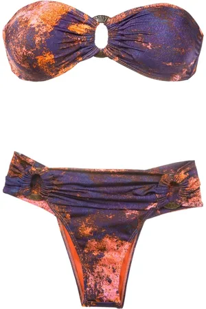 Brigitte Bikini tipo bandeau con detalle de aro