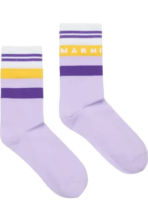 Marni Calcetines con apliques del logo