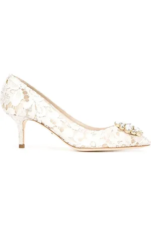 Dolce & Gabbana Zapatillas Lace Rainbow con tacón de 60mm