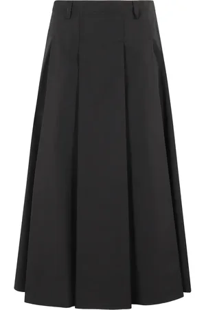 SEVENTY BY SERGIO TEGON Falda midi con diseño plisado