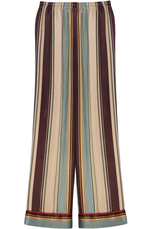 Sleeper Pantalones rectos con rayas estampadas