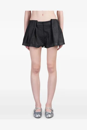 Stella McCartney Shorts con perforaciones