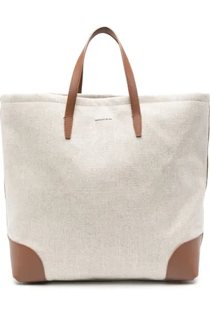Kiton Tote con letras del logo