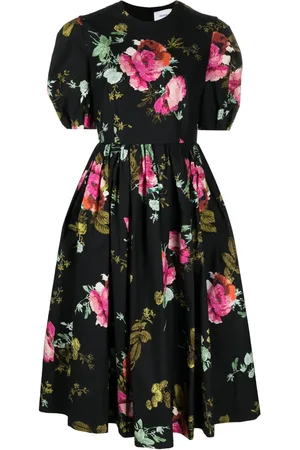 Erdem Vestido midi con diseño acampanado