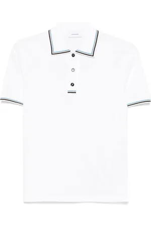 Salvatore Ferragamo Playera tipo polo con logo bordado