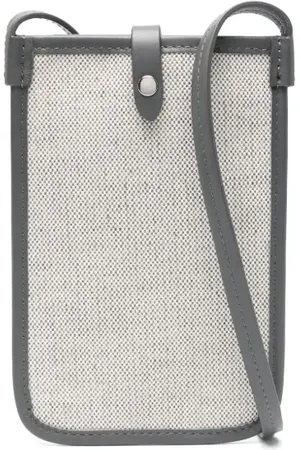 Kiton Bolsa crossbody con logo en relieve