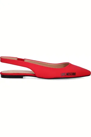 Moschino Flats con logo estampado