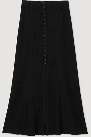 Sandro Knitted maxi skirt