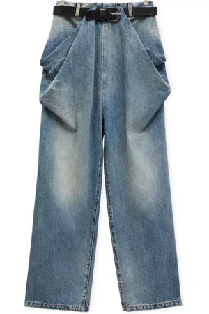 Loewe Draped jeans in denim