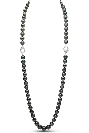 Yoko London 18K white gold pearl and diamond necklace