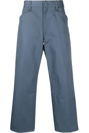 NEIGHBORHOOD Pantalones anchos con parche del logo