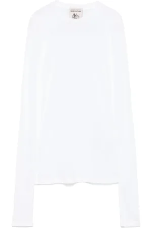 SEMICOUTURE Playera con cuello redondo
