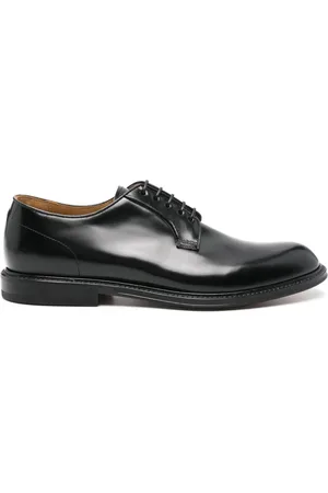 Green george Zapatos derby de piel
