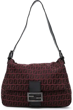 Fendi Bolsa de hombro Zucchino Mamma Forever de lona 2000-2010