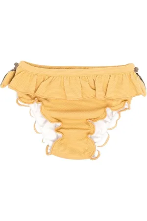 Donsje Bikini bottom con volantes