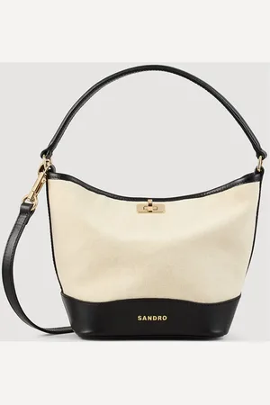 Sandro Tangoso canvas bucket bag