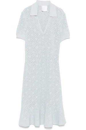 Givenchy Vestido midi con diseño tejido