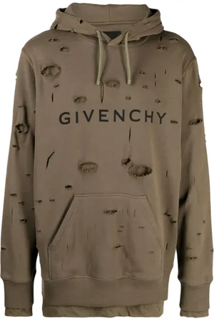 Givenchy Hoodie con estampado del logo y efecto envejecido