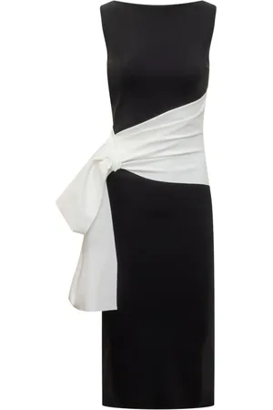 CHIARA BONI Vestido midi con moño