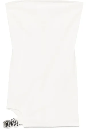GCDS Vestido corto con logo metalizado