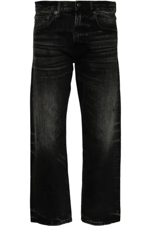 R13 Jeans capri con tiro alto