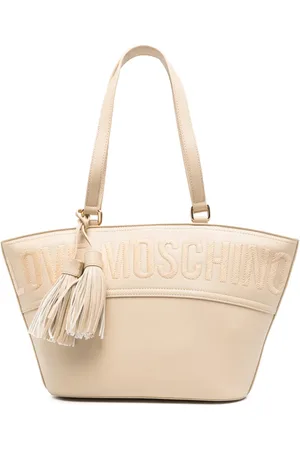 Moschino Tote con detalle de borlas