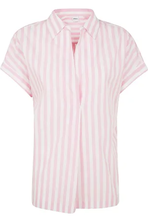 Aspesi Blusa con rayas estampadas