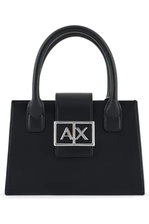 Armani Exchange Tote con aplique del logo