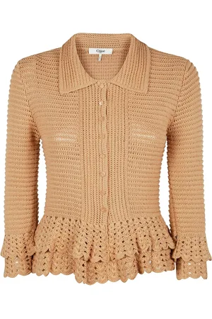 Chloé Cárdigan tejido de crochet