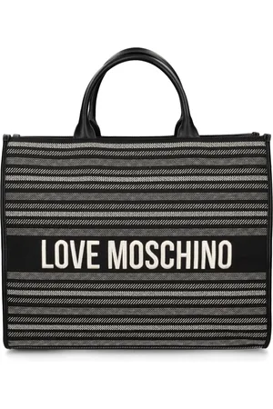 Moschino Tote con logo bordado