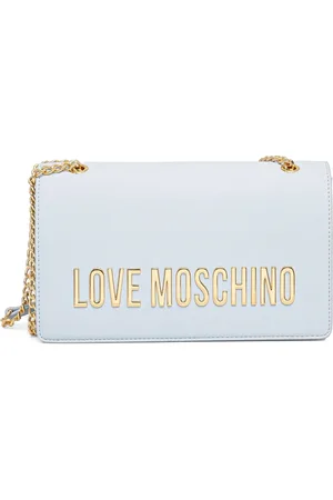 Moschino Bolsa crossbody con letras del logo