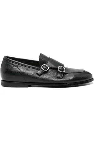 Green george Zapatos monk de piel