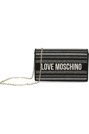 Moschino Bolsa crossbody con logo bordado